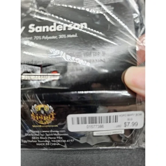 Disney's Hocus Pocus Mary Sanderson Bow Tie Halloween Costume Accessory‎ - Picture 3 of 4